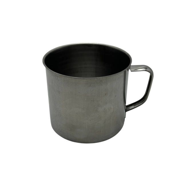 Кружка з нержавіючої сталі зі знімною ручкою Кружка нержавійка №3 D 10 cm H 9 cm 600 мл ВИЩИЙ СОРТ