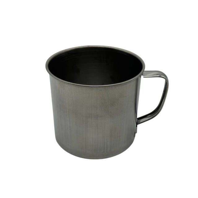 Кружка з нержавіючої сталі зі знімною ручкою Кружка нержавіюча сталь №6 D 13 cm H 11,5 cm 1,2 л ВИЩИЙ СОРТ