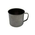 Кружка з нержавіючої сталі зі знімною ручкою Кружка нержавійка №2 D 9 cm H 8 cm 400 мл ВИЩИЙ СОРТ