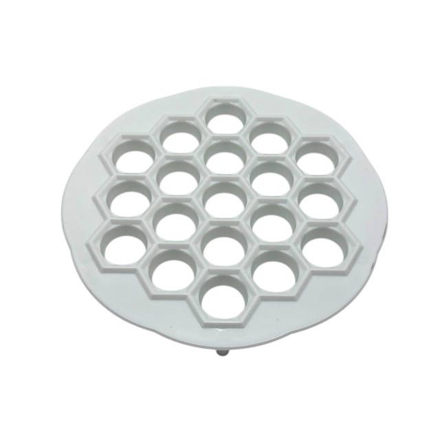 Пельменниця пластикова ручна Форма для виготовлення маленьких пельменів D 20,5 cm D отвори 2,5 cm