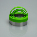 Форма вирубка металева для вирізання тіста Форми для печива і пряників у наборі 3 шт Круг