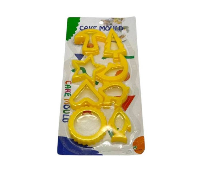 Пластикова форма для випікання печива і пряників Вирубка каттер для печива в наборі 8 штук