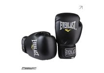 Боксерські рукавички Everlast 12 унцій (12 oz) чорні