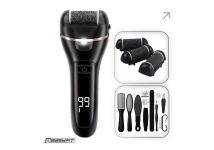 Електрична пемза для п’ят EasyFit з набором 10 предметів, 3 насадки