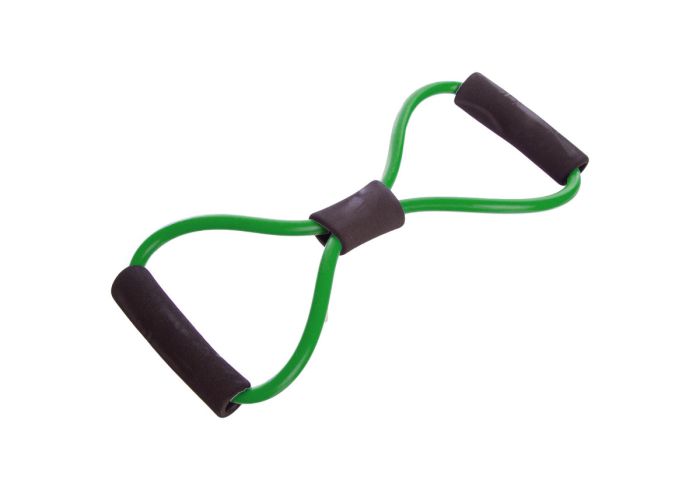 Еспандер EasyFit вісімка трубчастий зелений