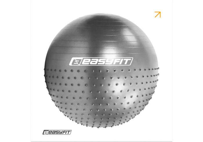 Фітбол 85 см EasyFit Hybrid фітбол напівмасажний