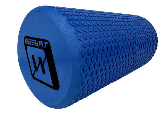 Масажний ролик EasyFit Foam Roller 30 см Синій
