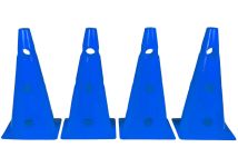 Конуси-фішки спортивні EasyFit 31 см (набір з 4 штук) сині