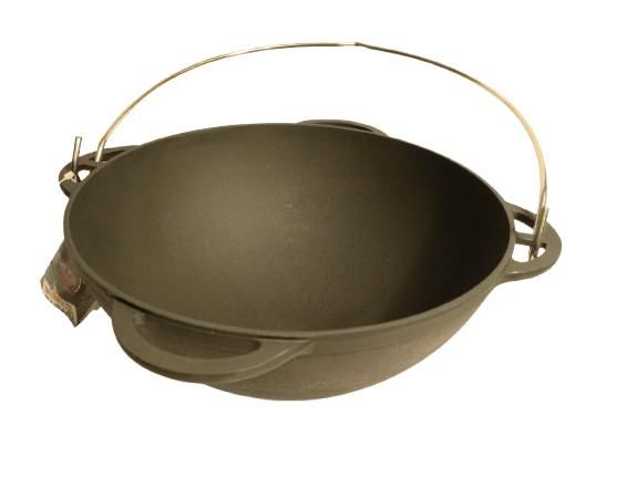 Казан чавунний з дужкою 6 л