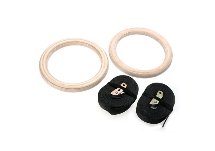 Кільця для кроссфіта EasyFit дерев'яні