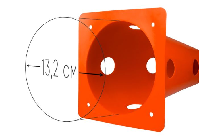 Конус-фішка спортивна EasyFit 31 см помаранчева