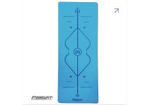 Килимок для йоги професійний EasyFit Pro каучук 5 мм Блакитний