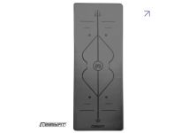 Килимок для йоги професійний EasyFit Pro каучук 5 мм Чорний