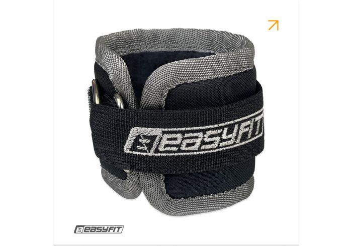 Манжета EasyFit чорна для тяги на тренажері Бубновского