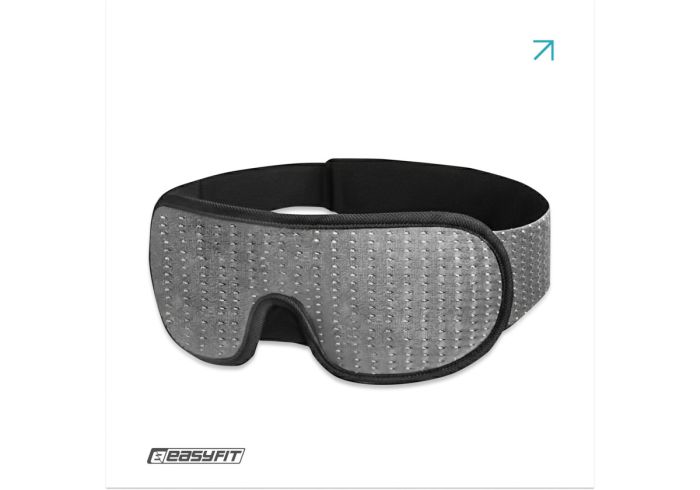 Маска для сну 3D EasyFit Dream з ефектом пам’яті (сіра)