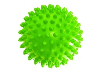 Масажний м'ячик EasyFit PVC 7.5 см м'який (надувний) зелений