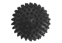 Масажний м'ячик EasyFit PVC 7.5 см жорсткий чорний