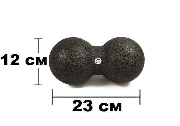 Масажний м'ячик подвійний EasyFit EPP 23х12 см