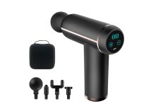 Масажний пістолет EasyFit Іmpact (портативний вібромасажер для тіла з 4 насадками)