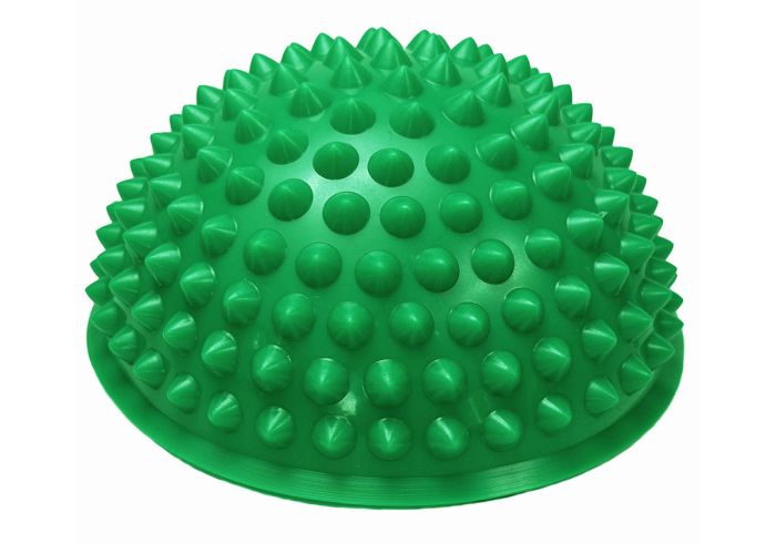 Півсфера масажна кіндербол EasyFit 15 см жорстка зелена