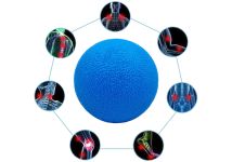 Масажний м'ячик EasyFit TPR 6 см синій