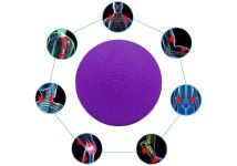 Масажний м'ячик EasyFit TPR 6 см фіолетовий