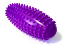 Масажний ролик Almond EasyFit овальний з шипами фіолетовий