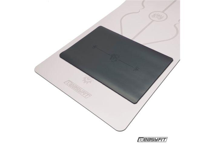  EF-1932	Міні-мат для йоги EasyFit Yoga Pad каучук 3,5 мм Чорний