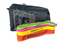 Набір двошарових резинок для підтягування EasyFit Premium 2-45 кг (4 шт