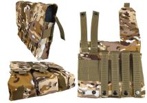 Підсумок під 6 магазінів АК/РПК потрійний мультикам (MOLLE, підсумок на розгрузку, жилет, РПС)