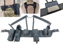 	Розвантажувальний пояс тактичний (РПС) з комплектом підсумків (5 шт) Palianytsia Advanced чорний