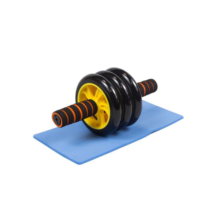 Ролик для пресу EasyFit з килимком  (3 колеса)