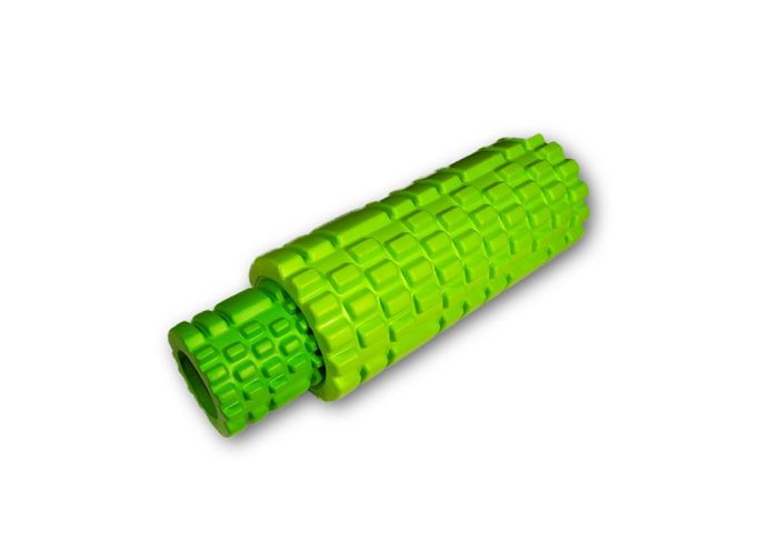 Масажний ролик EasyFit Grid Roller Double 33 см Зелений