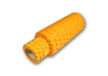 Масажний ролик EasyFit Grid Roller Double 33 см Помаранчевий