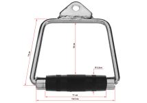 Ручка для тяги EasyFit обгумована закрита