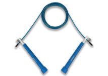 Швидкісна скакалка EasyFit Speed Cable Rope 3 м для схуднення, синя