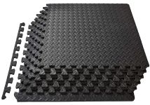 Татамі мат EasyFit SwallowTail 4 шт (60х60х1 см) пазл хвіст ластівки з бортиком