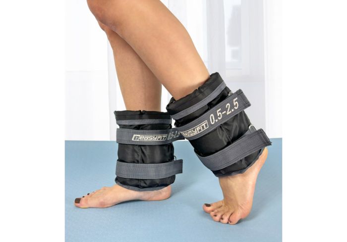 Обтяжувачі для ніг та рук EasyFit набірні 0,5-2,5 кг (пара)