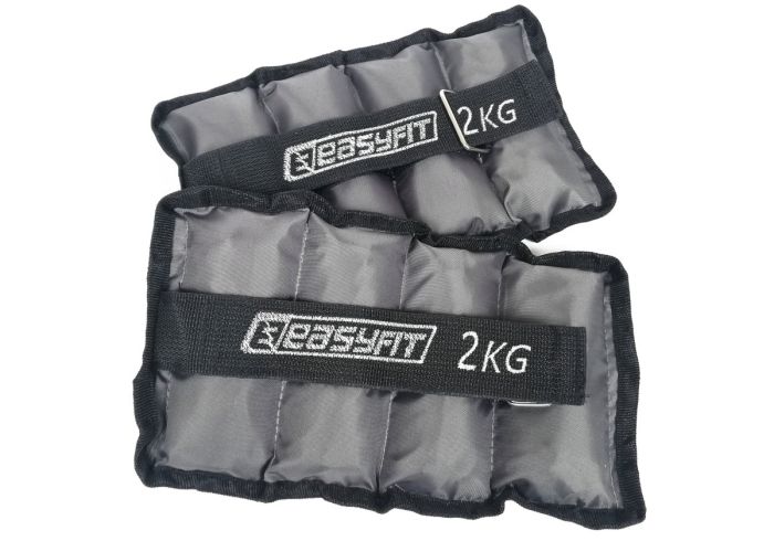 Обтяжувачі для ніг та рук з металом EasyFit MYAKI по 2 кг (пара)