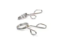 Пружинні замки EasyFit Silver 50 мм для олімпійського грифа